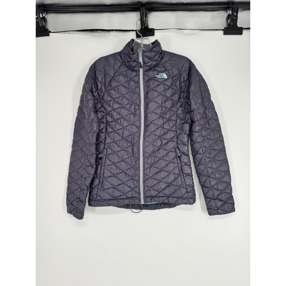The North Face ThermoBall Eco Puffer Jacket Womens Size XS Purple Blue Quilted